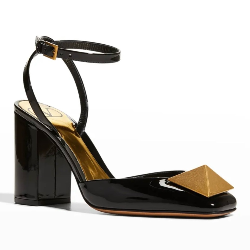 *NWT* Valentino Garavani One Stud 90mm Patent Leather Pumps
